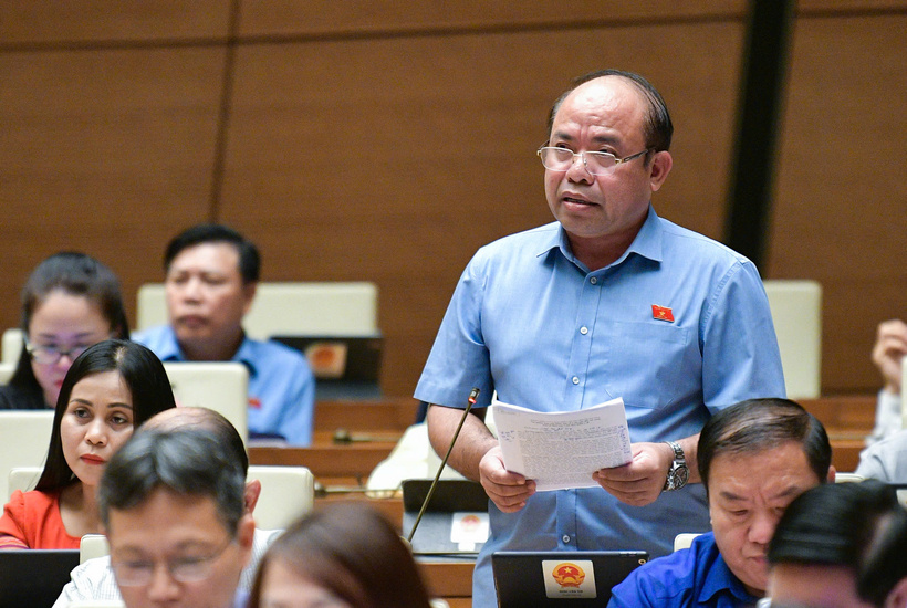 ĐBQH Đinh Văn Thê. (Ảnh: Media Quốc hội)