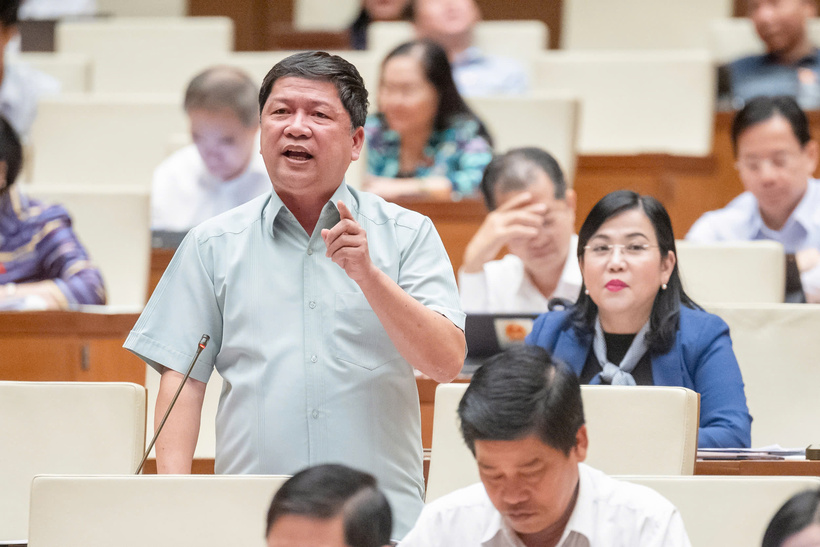 ĐBQH Tạ Văn Hạ. (Ảnh: Media Quốc hội)