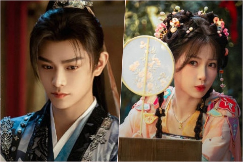 Đinh Vũ Hề và Ngu Thư Hân đảm nhận vai nam - nữ chính trong bộ phim Vĩnh Dạ Tinh Hà.