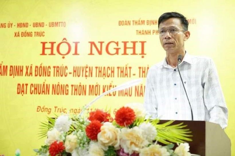 Ông Nguyễn Đình Nghi - Chủ tịch UBND xã Đồng Trúc