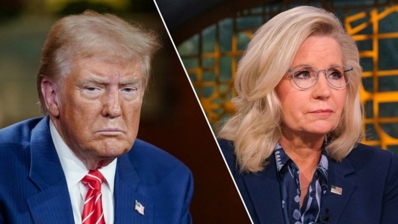 Cựu Tổng thống Mỹ Donald Trump và cựu nghị sĩ Liz Cheney. Ảnh: Fox News