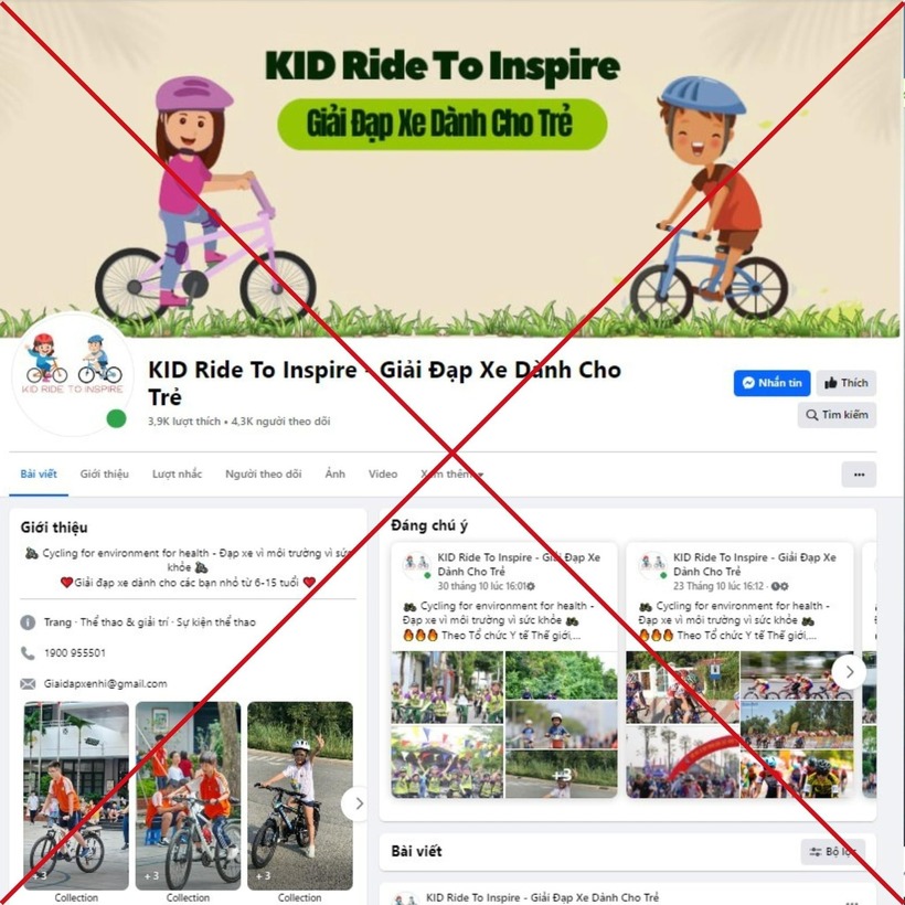 Bộ GD&ĐT khẳng định không tổ chức hoặc phối hợp tổ chức Giải Đạp xe “Ride To Insprise”. Ảnh: Tiền Phong