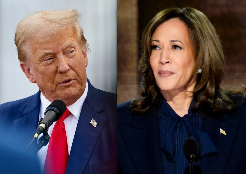 Ông Trump thắng áp đảo bà Harris trong cuộc bầu cử. Ảnh minh họa