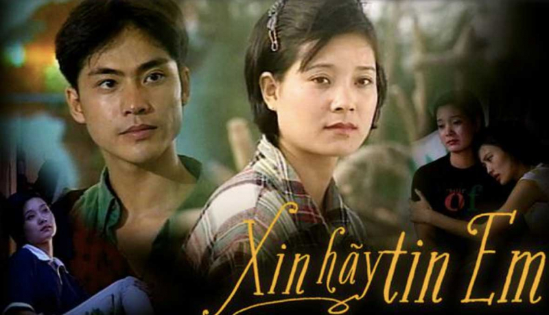 Poster phim 'Xin hãy tin em'.