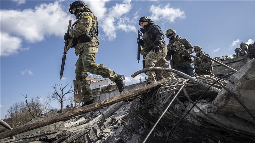 Ukraine bắt đầu rút lui khỏi Kurakhovo. Ảnh: Anadolu