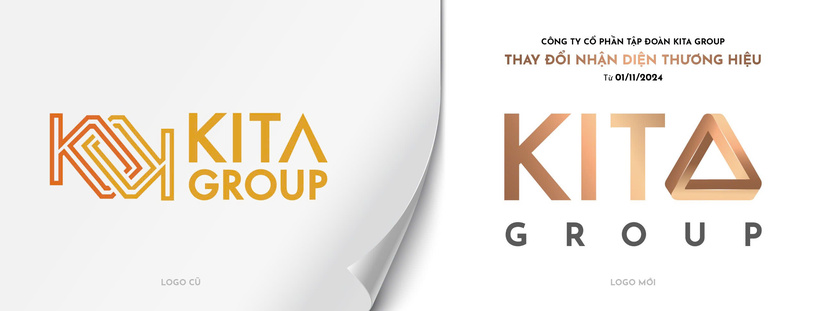 Logo KITA Group mới chính thức được áp dụng kể từ tháng 11/2024