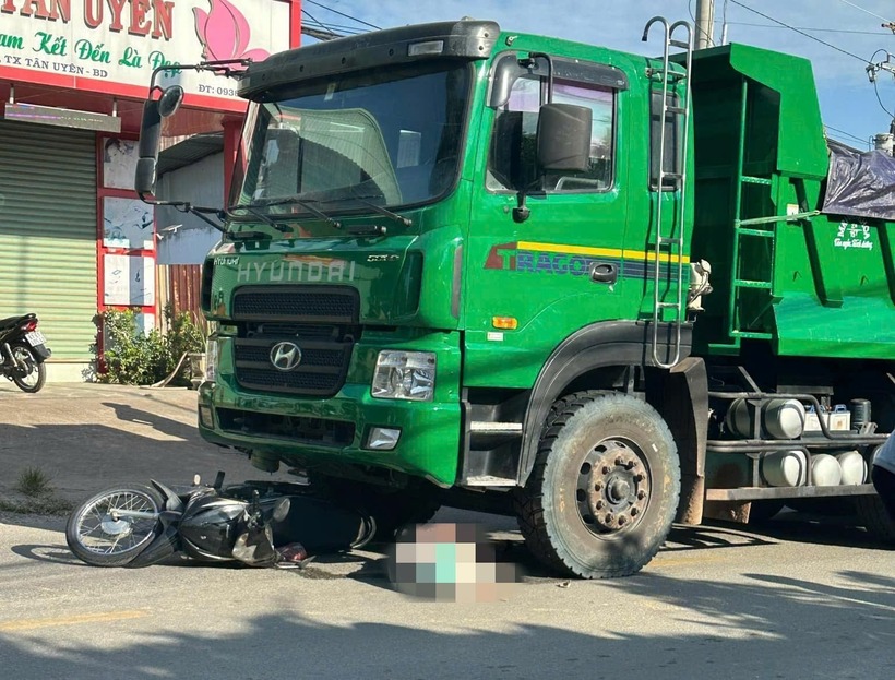 Hiện trường xảy ra vụ tai nạn. Ảnh: Báo Giao thông.