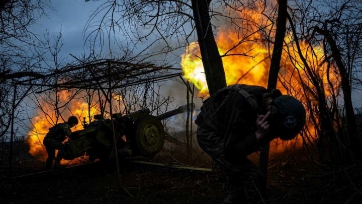 Nga - Ukraine cận chiến nảy lửa trên chiến trường. Ảnh: NBC News