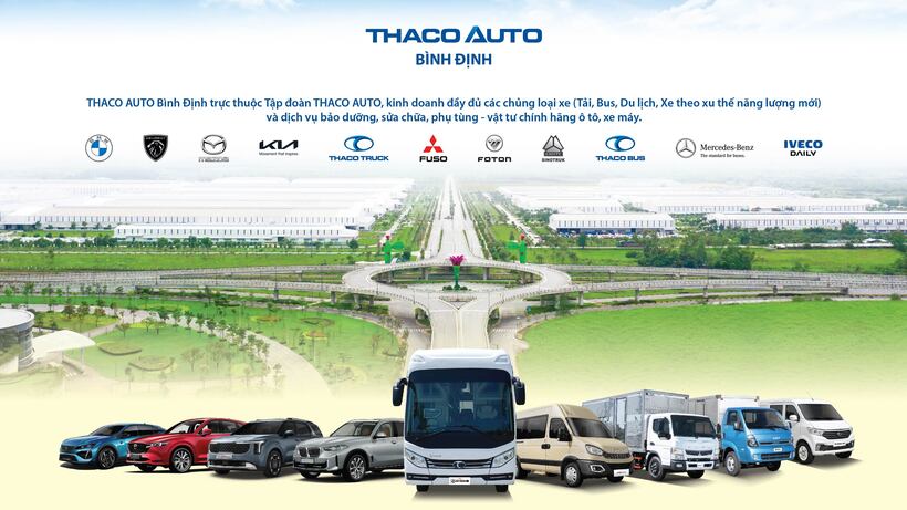 THACO AUTO Bình Định 15 năm chinh phục khách hàng bằng sản phẩm, dịch vụ chất lượng cao - 1