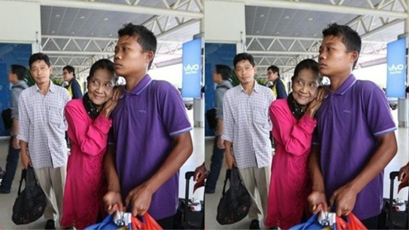 Cặp đôi đã cùng nhau đón tuần trăng mật tại thành phố Palembang, tỉnh Nam Sumatra, Indonesia. Ảnh: Saostar.