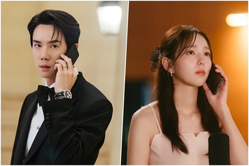 Yoo Yeon Seok and Chae Soo Bin đảm nhận vai nam - nữ chính trong phim When The Phone Rings. Ảnh: MBC