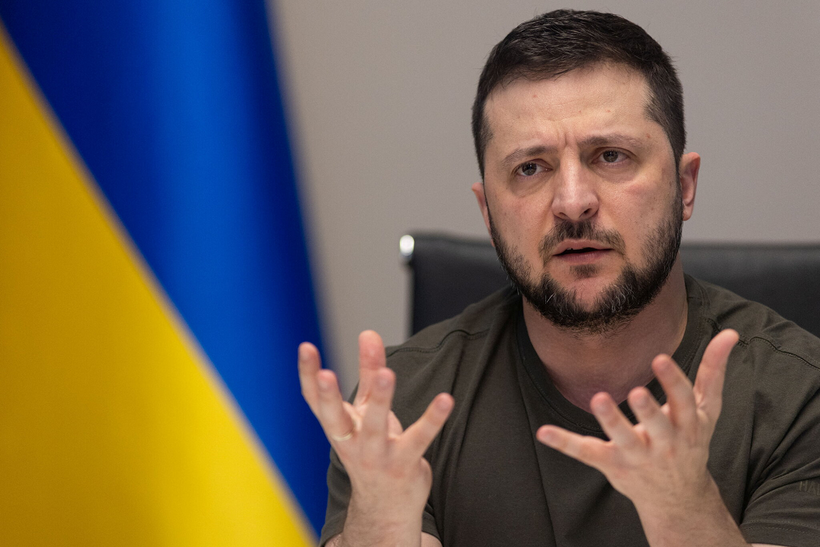 Tổng thống Ukraine Volodymyr Zelensky. Ảnh: Getty