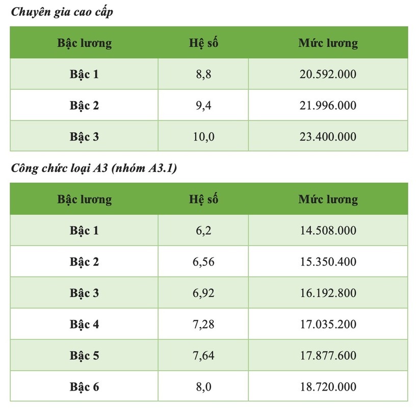 Chi tiết bảng lương cán bộ, công chức năm 2025 mới nhất - 1