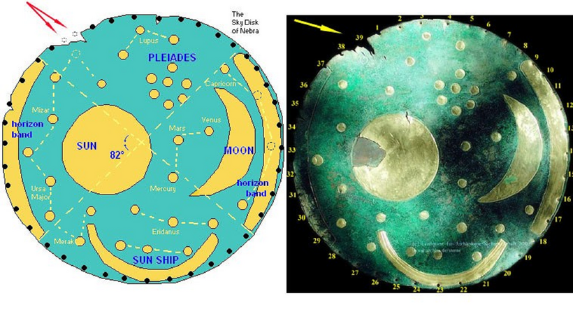 Đĩa Nebra Sky được UNESCO công nhận là Di sản tư liệu thế giới.