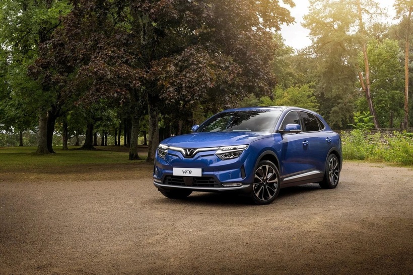 VinFast VF 8 phiên bản mới nhất. Ảnh: VinFast.