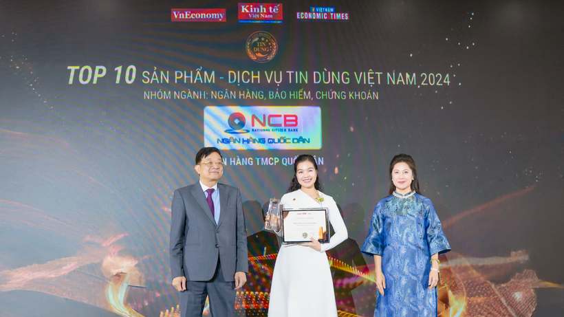 Ngân hàng số NCB iziBankbiz lọt “Top 50 Sản phẩm – Dịch vụ Tin Dùng Việt Nam 2024”