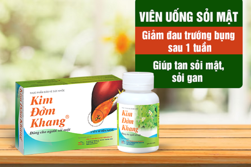 Kim Đởm Khang giúp bào mòn sỏi mật, khỏi lo trướng đầy