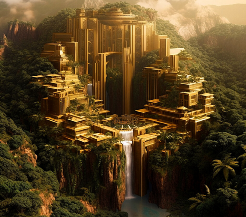 Truyền thuyết về El Dorado - thành phố dát vàng bên hồ Guatavita khiến nhiều người tò mò. Ảnh: Planetamaldek