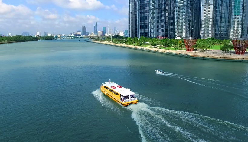 Tuyến buýt sông ở TP.HCM. (Ảnh: Sở Du lịch TP.HCM)