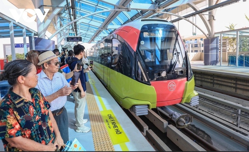 Metro Nhổn-Ga Hà Nội 35.000 tỷ chính thức vận hành sau gần 15 năm xây dựng nằm trong 10 sự kiện nổi bật của Hà Nội năm 2024