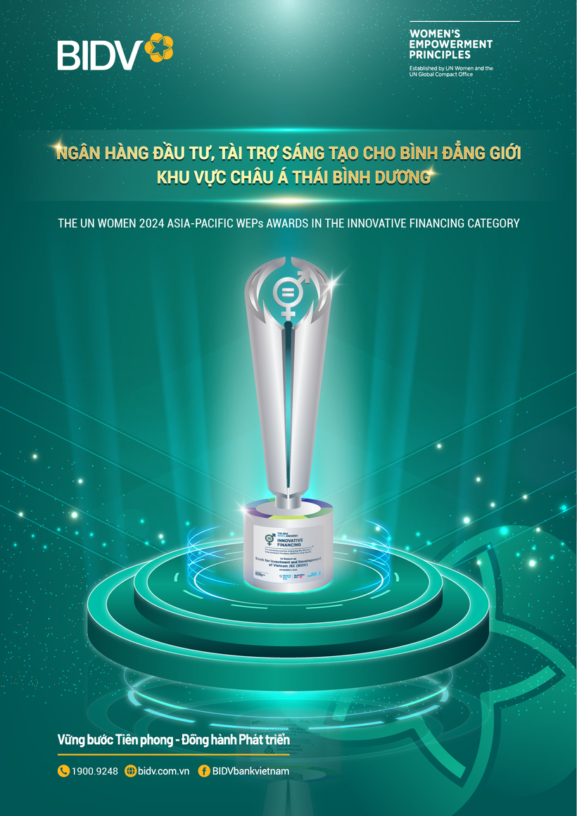 BIDV nhận giải “Đầu tư, tài trợ sáng tạo cho bình đẳng giới” khu vực châu Á - Thái Bình Dương - 1