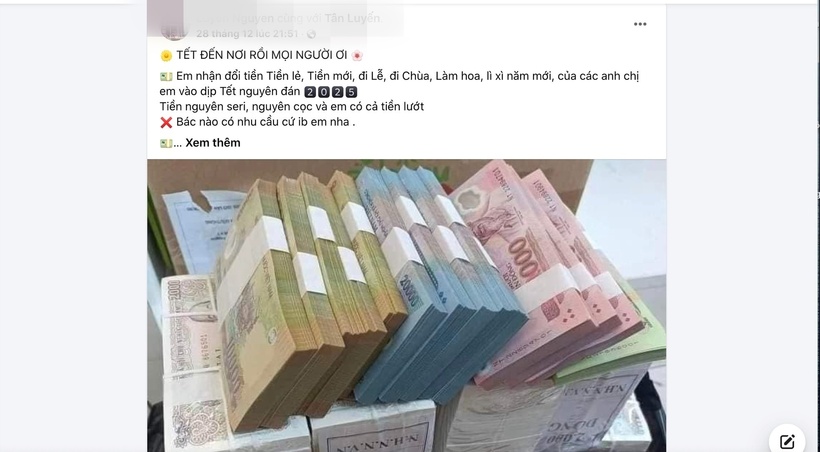 Dịch vụ đổi tiền mới "nở rộ" khắp "chợ mạng". Ảnh: Tiền phong