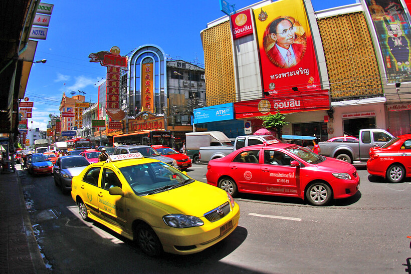 Giao thông tại Thái Lan. Ảnh minh họa