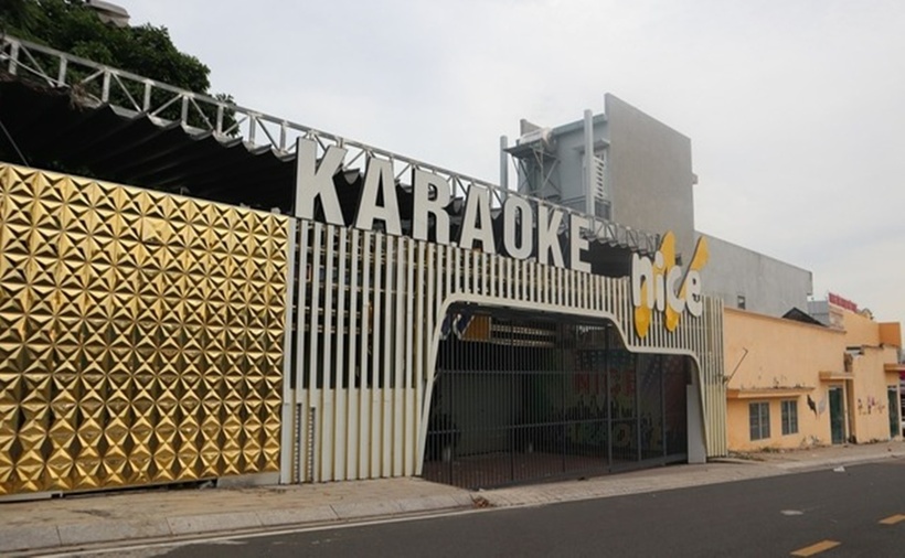 Quán karaoke Nice, nơi các cô gái trẻ được giải cứu. (Ảnh: Thanh niên)