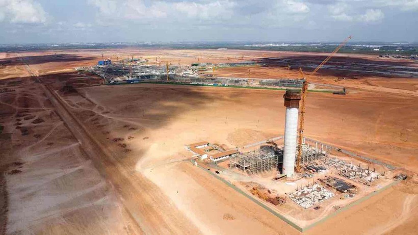 Thi công Đài Kiểm soát không lưu sân bay Long Thành