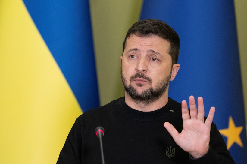 Tổng thống Ukraine Volodymyr Zelensky. Ảnh: Reuters