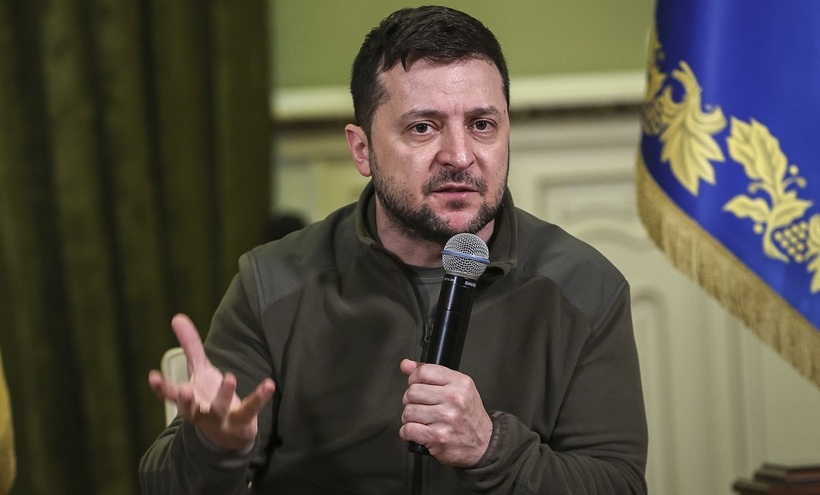 Tổng thống Ukraine Volodymyr Zelensky. Ảnh: Getty