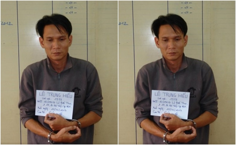 Đối tượng Lê Trung Hiếu. (Ảnh: Công an)