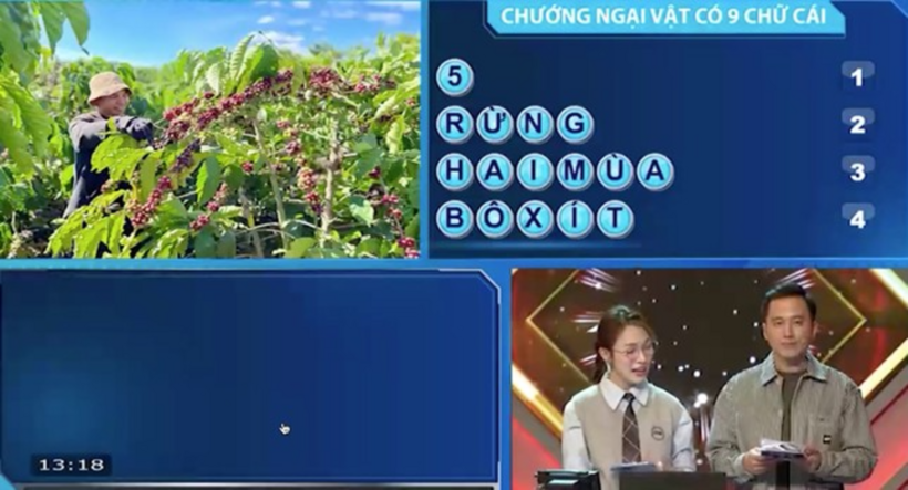 Anh Thơ giải đáp chính xác ẩn số cần tìm. Ảnh: Tiền Phong
