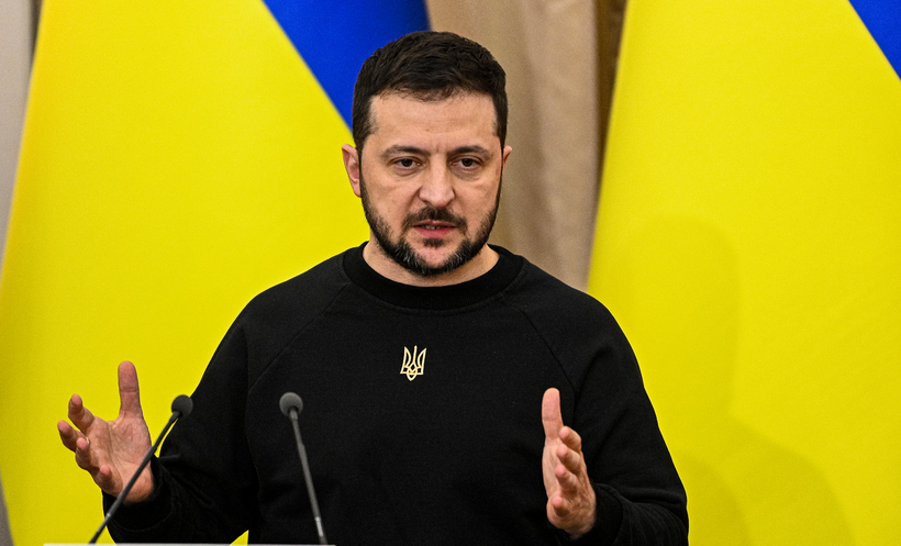 Tổng thống Ukraine Volodymyr Zelensky. Ảnh: Getty