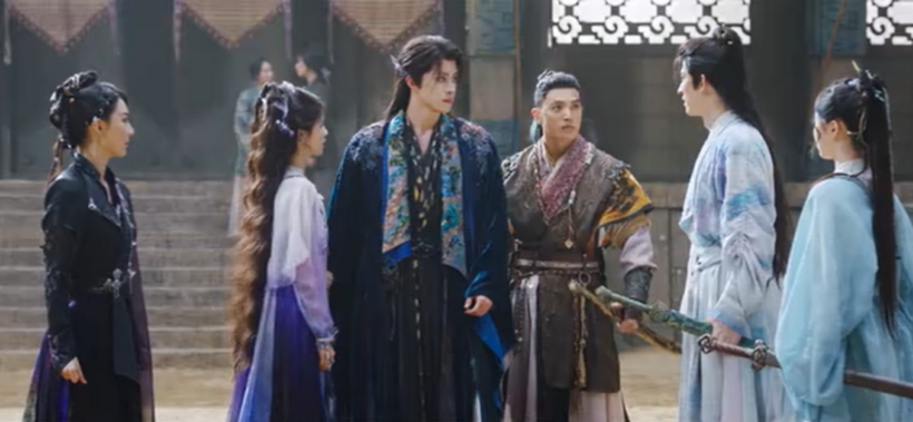 Phạn Việt đối đầu căng thẳng với Trùng Chiêu tại Dị Thành.