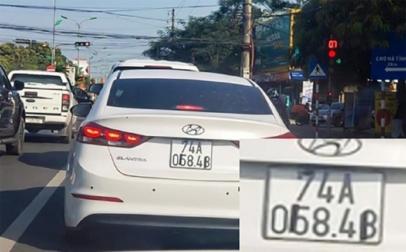 Việc sử dụng biển số xe giả là hành vi vi phạm pháp luật nghiêm trọng. Ảnh minh họa