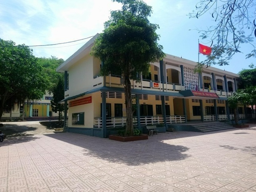 Trường Phổ thông Dân tộc nội trú THCS huyện Quan Hóa. Ảnh: Tiền phong