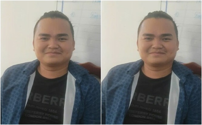 Đối tượng Xuông tại cơ quan điều tra. (Ảnh: Công an Kiên Giang)