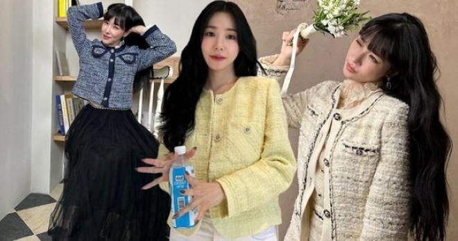 Trang phục vải tweed mang đậm nét cổ điển và thanh lịch