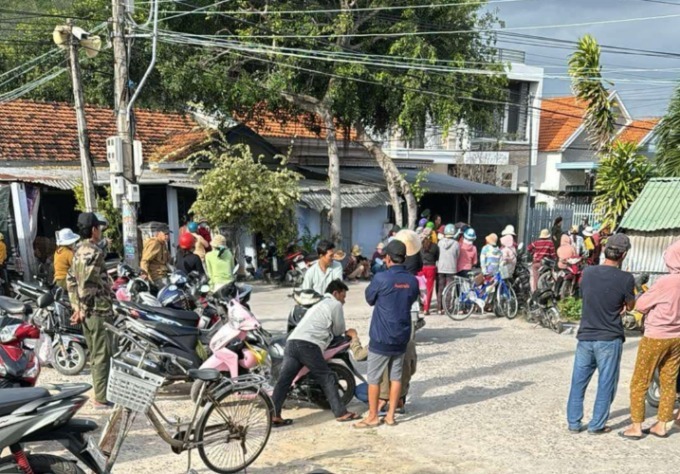 Hiện trường xảy ra vụ án mạng. (Ảnh: VietnamNet)