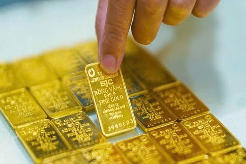 Giá vàng chiều 1/11 tiếp tục tăng. Ảnh: Công lý