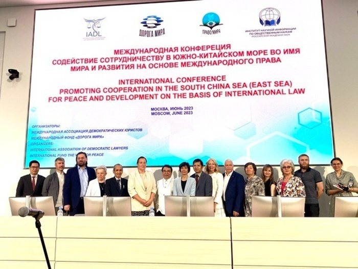 Đoàn đại biểu Hội Luật gia Việt Nam tham dự Hội thảo quốc tế “Thúc đẩy hợp tác tại Biển Đông: Vì hòa bình và phát triển trên cơ sở luật pháp quốc tế” năm 2023.