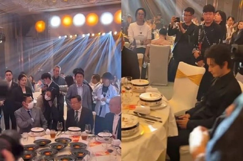 Huỳnh Hiểu Minh tại lễ trao giải Kim Ưng.