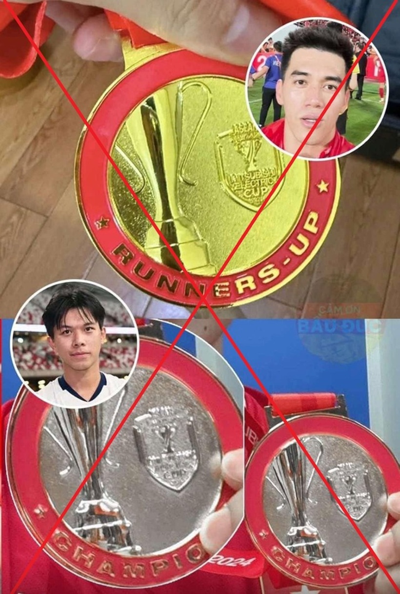 Thông tin Pansa Hemviboon nhận HCB có chữ "champion" là sai sự thật. Ảnh: Thanh niên