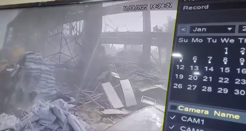 Hiện trường vụ việc.