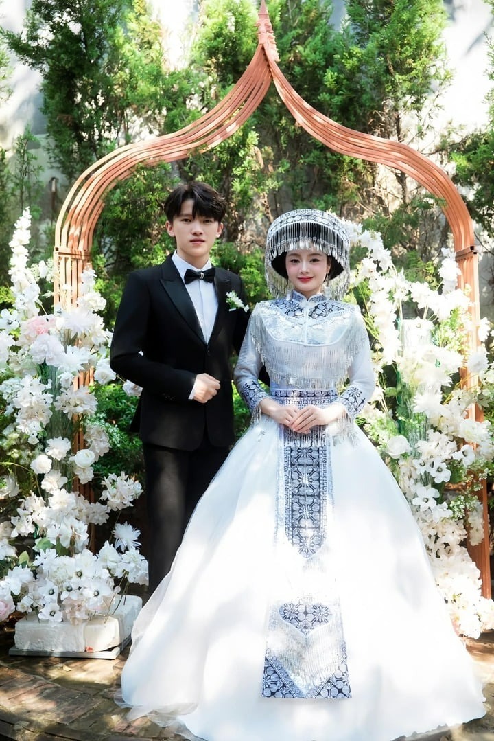 Cô dâu Lào Cai nên duyên với bạn thân sau 6 năm gắn bó, nhan sắc cực phẩm "đốn tim" cư dân mạng - 3