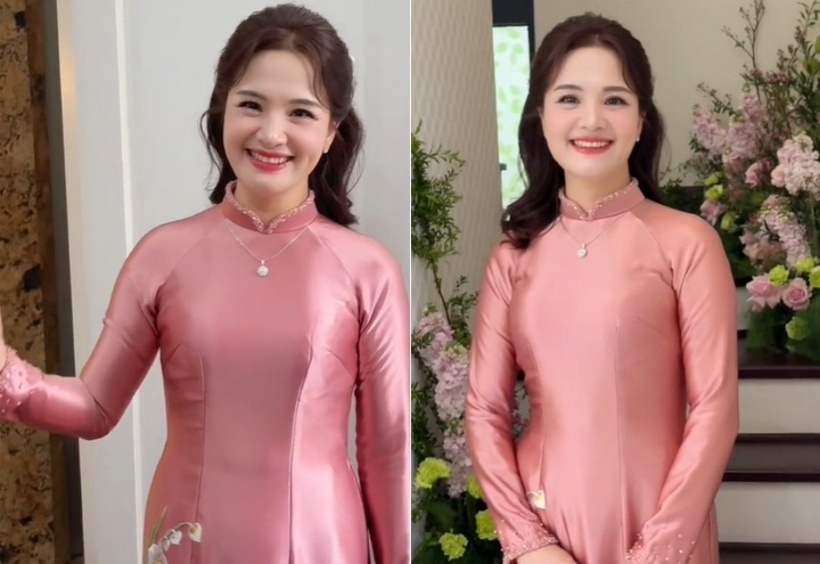 Nhan sắc mặn mà, đằm thắm của bà mẹ cũng gây ấn tượng với người xem. Ảnh: Vietnamnet.