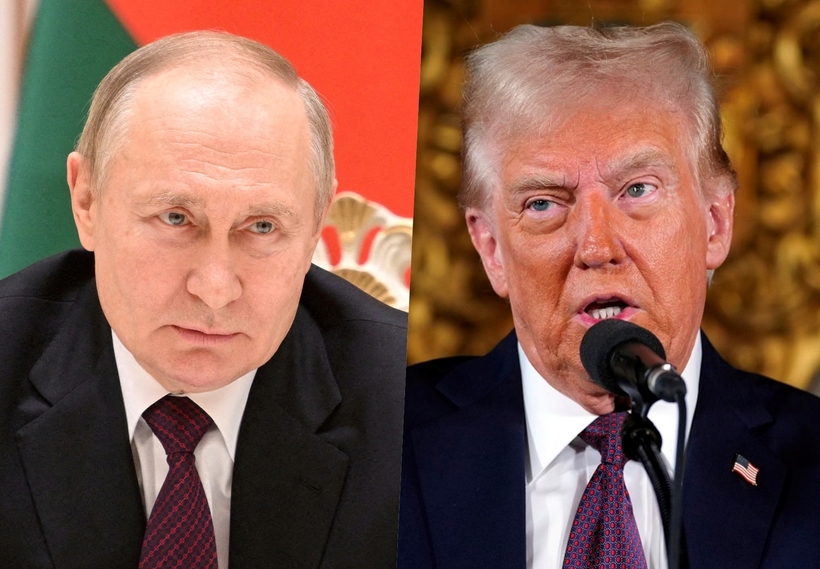 Tổng thống đắc cử Mỹ Donald Trump và Tổng thống Nga Vladimir Putin. Ảnh: Reuters