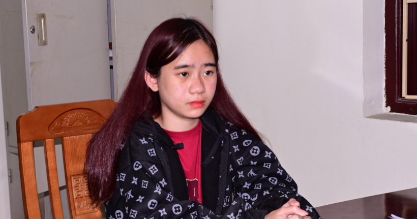 Đồng Thị&nbsp; Hà Thu tại cơ quan công an.