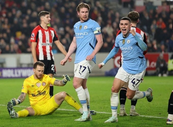 Kết quả bóng đá hôm nay ngày 15/1: Man City rơi chiến thắng ở phút 90+2. Ảnh: Reuters.
